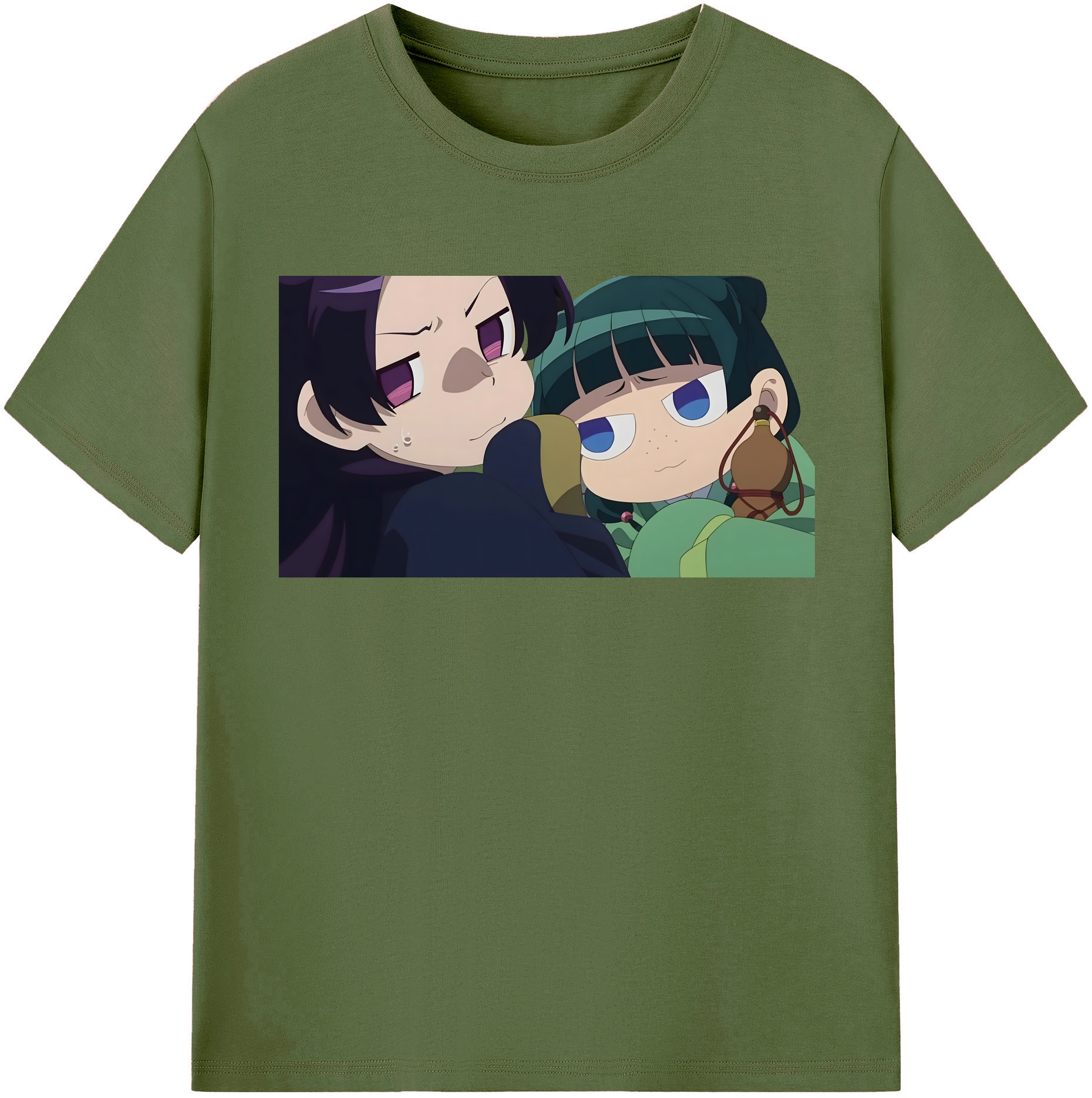 （画像用） 薬屋のひとりごと The Apothecary Diaries 綿100％半袖Tシャツ（フロントプリント）